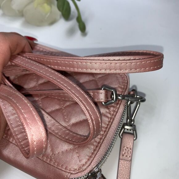 NEW Vera Bradley Nylon Organizer Crossbody Pink Small - Picture 10 of 14